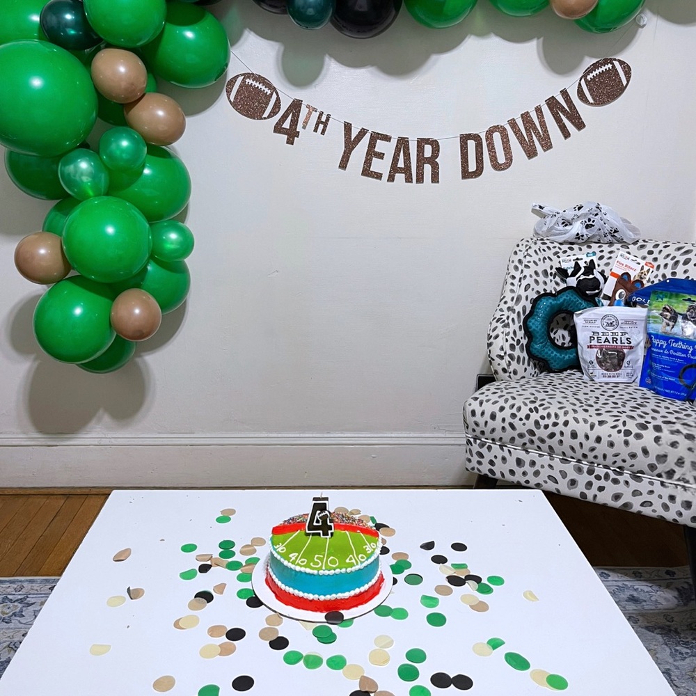 4th Year Birthday Party set - Football theme